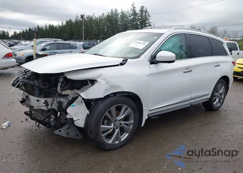 2013 Infiniti Jx35 z USA, uszkodzony, nr VIN 5N1AL0MM2DC340856